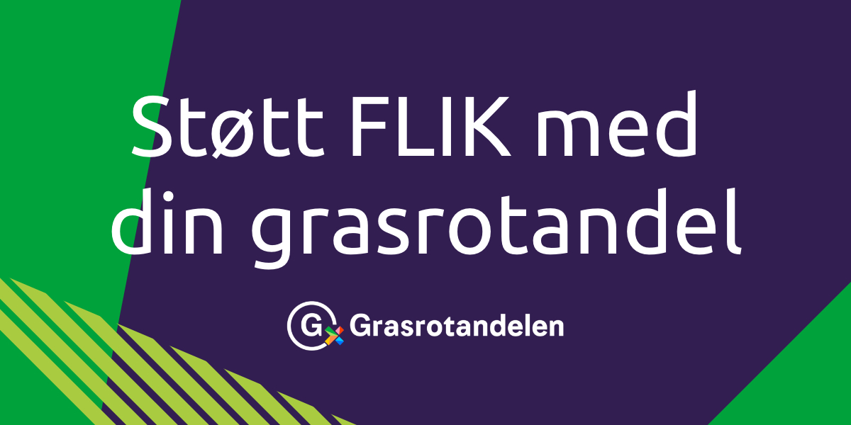 Link til Norsk-Tipping for å støtte FLIK med din grasrotandel